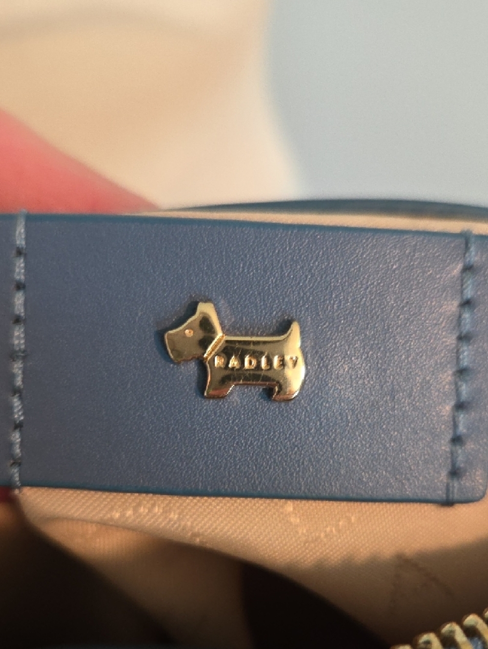 RADLEY LONDON Dusty Blue Leather Crossbody Bag - Picture 5 of 7